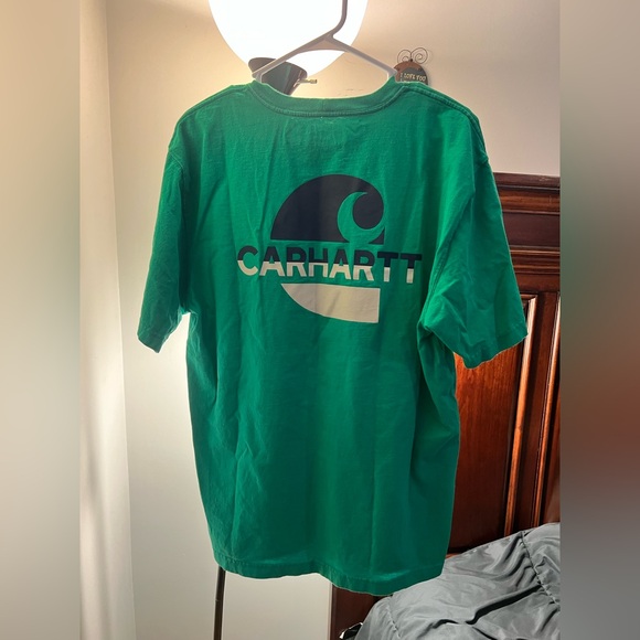Carhartt Emerald Green Tee with Pocket - Picture 3 of 4